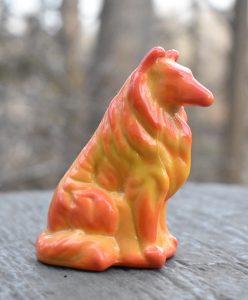 Mosser Collie for Rosso Glass - Orange marble